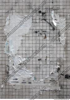 Photo Textures of Stickers Damaged